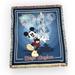 Disney Bedding | Disney Magic Kingdom Mickey Mouse Woven Blanket Throw | Color: Blue/White | Size: Os