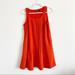 Ralph Lauren Dresses | Lauren By Ralph Lauren | Red Orange Pleated Pocket Shift Dress | Color: Orange | Size: 2