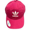 Adidas Accessories | Adidas Women's Hat Originals Relaxed Strapback Cap | Color: Red/White | Size: Os