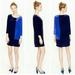 J. Crew Dresses | J Crew Blue Colorblock Silk Shift Dress | Color: Blue | Size: 4