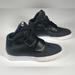 Nike Shoes | Nike Flystepper 2k3 Premium Black Leather Strap High Top Sneaker Us Size 7.5 | Color: Black | Size: 7.5