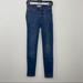 Madewell Jeans | Madewell 9” High Rise Skinny Jeans Blue Denim Size 25 Tall Stretchy | Color: Blue | Size: 25