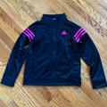 Adidas Jackets & Coats | Girls Adidas Pink/Black Warm Up Jacket Size 14 | Color: Black/Pink | Size: 14g