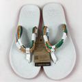 Nike Shoes | Nike Ecohaven Next Nature Flip Flop Slides Slippers White Dh0293-100 Men 11 New | Color: Orange/White | Size: 11