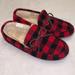 J. Crew Shoes | J. Crew Buffalo Plaid House Shoes Size 11 | Color: Black/Red | Size: 11