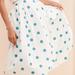 Urban Outfitters Skirts | Fallon Pleated Polka A Dot Midi Skirt | Color: White | Size: Sp