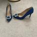 Jessica Simpson Shoes | Jessica Simpson Denim Heels Size 6 36 | Color: Blue | Size: 6