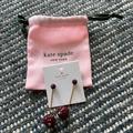 Kate Spade Jewelry | Kate Spade Merlot Crystal Ball Drop Dangle Earrings Nwt | Color: Gold/Red | Size: Os