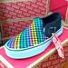 Vans Shoes | New Womens Asher Mini Rainbow Checkerboard Slip On Sneaker - Multi Sizes | Color: Black | Size: Various