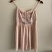 American Eagle Outfitters Dresses | American Eagle Outfitter Light Pink Spaghetti Strap Mini Dress Size 4 | Color: Pink | Size: 4