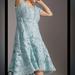 Anthropologie Dresses | Anthropologie Slim Fit Lace Overlay Midi Dress 22w Nwt | Color: Blue | Size: 22w