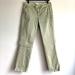 Anthropologie Pants & Jumpsuits | Anthropologie Chino Relaxed Fit Pants Womens 3112 Olive Green Cotton Stretch | Color: Green/Tan | Size: 31