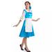 Disney Other | Adult Princess Belle Costume | Color: Blue/White | Size: Medium (8-10)