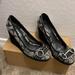Coach Shoes | Coach Closed Toe Wedges | Color: Black | Size: 6.5