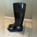 Michael Kors Shoes | Michael Kors Brown And Black Rain Boots. Size 8 | Color: Black/Brown | Size: 8