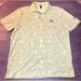 Adidas Shirts | Adidas Yellow Checkered Bear Dance Golf Club Polo Shirt Large | Color: Red/Yellow | Size: L