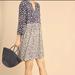 Anthropologie Dresses | Anthropologie Juno Navy And Ivory Babydoll Dress Size S | Color: Blue/White | Size: S