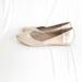 Coach Shoes | Coach Womens Size 9 Tan Shimmery Flat Shoes | Color: Tan | Size: 9