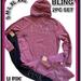 Pink Victoria's Secret Tops | New Victorias Secret Pink Bling Relaxed Fit Hoodie & Leggings S-Xxl Nwt | Color: Black/Pink | Size: Various