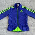 Adidas Jackets & Coats | Adidas Kid’s Girl’s Blue/Green Athletic Zip Up Windbreaker Jacket | Color: Blue/Green | Size: 3tg