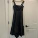 Anthropologie Dresses | Anthro Dress High-Low Ruffle Hem Adjustable Straps Detailing On Busy Size S | Color: Black | Size: S