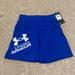 Under Armour Bottoms | Bnwt Boys Under Armour Athletic Shorts. Size 4. Royal Blue W/White Graphic. | Color: Blue/White | Size: 4b