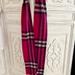 Burberry Accessories | Burberry | Purple Pink White Cashmere Scarf | Color: Pink/Purple | Size: Os