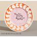 Anthropologie Kitchen | Anthropologie Hotel Magique Plate | Color: Orange/White | Size: Os