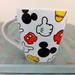 Disney Dining | Disney Jerry Leigh Mickey Mouse Square Coffee Mug Cup Glass | Color: Red/White | Size: Os