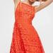 Free People Dresses | Free People "Just Like Honey" Coral Orange Lace Dress - Size 4 | Color: Orange | Size: 4