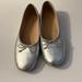 Kate Spade Shoes | Kate Spade Metallic Silver Ballet Flats Size 7.5 | Color: Silver | Size: 7.5