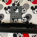 Disney Accessories | Disney Mickey Mouse Back Pack Many Pockets Zip Closure Gray With Mickeys Faces | Color: Gray/Red | Size: Large