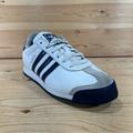 Adidas Shoes | Adidas Original Samoa Casual Shoes # G20686 Leather Men’s 7 White Navy Blue | Color: Blue/White | Size: 7