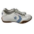 Converse Shoes | Converse Men's White/Blue Leather Bicycle Toe Driving Sneaker Size M8/W9.5 | Color: Blue/White | Size: M8/W9.5
