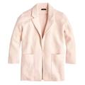 J. Crew Jackets & Coats | J Crew Sophie Open Front Sweater Blazer Pink Wool Blend Knit Jacket Pink Small | Color: Pink | Size: S