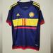 Adidas Shirts | Adidas Colombia Football Soccer Jersey Mens Medium | Color: Blue/Yellow | Size: M