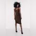 Zara Dresses | Brown Shimmer Zara Dress | Color: Brown | Size: S