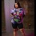 Disney Tops | Disney Villains X Heidi Klum Tie Dye Shirt Size Small | Color: Black/Purple | Size: S