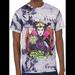 Disney Tops | Disney Villains X Heidi Klum Tie Dye Shirt Size Small | Color: Black/Purple | Size: S