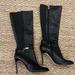 Coach Shoes | Coach Black Heeled Kneehigh Boots | Color: Black | Size: 6