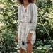 Anthropologie Dresses | Anthropologie Floreat Perrie Lace Tunic Dress Size 2 | Color: Black/Cream | Size: 2