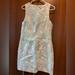 Lilly Pulitzer Dresses | Euc Lilly Pulitzer Aqua Seashell Embroidered Shift Dress - Size 10! | Color: Blue/Silver | Size: 10