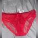 Victoria's Secret Intimates & Sleepwear | Lace Red Victoria Secret Underwear | Color: Red | Size: L