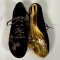 Under Armour Shoes | Mens Under Armour Black And Gold Shoes | Color: Black/Gold | Size: 13