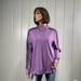 Adidas Tops | Adidas Climate Women's Purple 3 Stripe Activewear Lightweight Hoodie Sz L | Color: Purple | Size: L