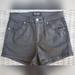 Brandy Melville Shorts | Brandy Melville John Galt Shorts Black Waxed Matte High Rise Small 26 | Color: Black | Size: 26