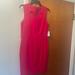 Nine West Dresses | Fuchsia Or Hot Pink New West Dress With Peek A Boo Front Size 6 Women’s | Color: Pink | Size: 6