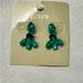 J. Crew Jewelry | J Crew Earrings | Color: Gold/Green | Size: Os