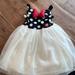 Disney Dresses | Minnie Mouse Tulle Dress (Size 6). Great For Trips To Disney! Great Condition. | Color: Black/White | Size: 6g