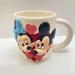 Disney Dining | Applause Mickey & Minnie Valentines Day Walt Disney Coffee Mug Tea Cup 52619 | Color: Red/White | Size: Os